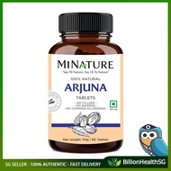 [sgseller] Arjuna Tablets by mi Nature -90 Tablets, 1000mg | 45 Day Supply | 100% Natural Arjuna Tab