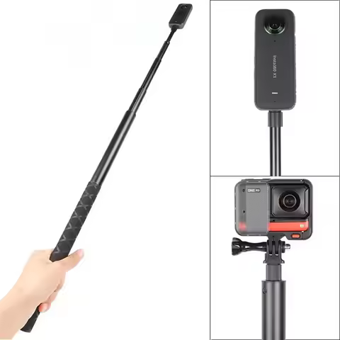 120cm Invisible Selfie Stick for Insta360 ONE X4, X3, X2, X, Insta360 ONE R, RS, Insta 360 Camera 1/