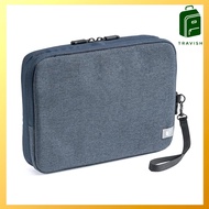 Sanwa Direct Gadget Pouch Slim Travel Business Convenient Storage Pouch L Size Navy 200-BAGIN024NV