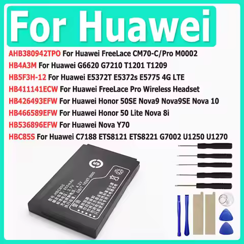 XDOU Battery For Huawei Honor Nova 8i 9 9SE 10 50 Y70 Lite 50SE C7188 G6620 E5372T FreeLace CM70-C/P