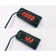 VOLMETER VOLTASE AKI 2IN1 LUMINOS JAM VOLTASE UNIVERSAL NINE