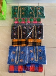 Set Baju Bodo Pendek Ter (Baju &amp; Sarung Tokko Payet Pendek)
