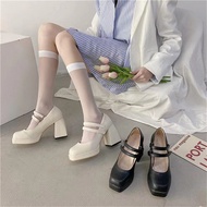 Lolita shoes big size 40 41 42 9cm square heel
