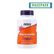 Niacinamide 500mg/1000mg | 100 Veg Caps/90 Tabs | Vitamin B3 | Energy & Skin Support [Racepack.sg]