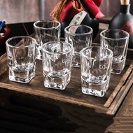 20ML/6PCS JLJ30 Liquor Shooter Wine Glass MaoTai Glass Whisky Glass玻璃烈酒色酒白酒茅台杯