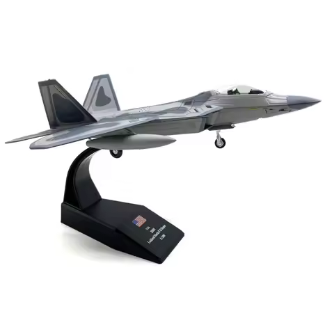 JASON TUTU 1/100 Scale Diecast Alloy Model F-22 Fighter US Air Force Aircraft F22 Raptor Collect Gif