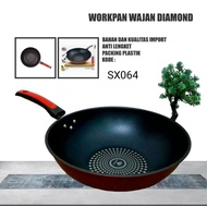 Wok Pan Diamond Wok 34cm