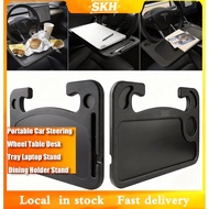 Car Steering Wheel Table Tray Laptop Food Dining Reading Writing Stand Holder Meja Kereta Meja Roda 