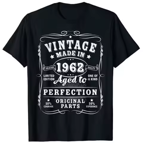 Vintage Made In 1962 Aged To Perfection Arigial Parts 61th Birthday Decorations Women Men Funny 61 Y