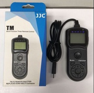 JJC索尼Sony副廠定時快門線遙控器TM-F2(相容原廠RM-VPR1/GP-VPT1拍照功能)適間隔縮時.延遲.B快門.長曝