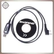 GG 1Set USB 2Pin Programing Cable With Software CD For  UV-5R BF-888S Radios TH