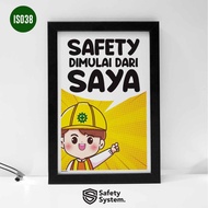 SAYA K3 Safety Poster for Health and Work Safety Starting from I