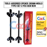 heavy duty 2pcs Drop Forged Coil Spring Compressor Absorber opener tool 370mm