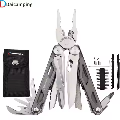 Daicamping DL30 DL301 DL25 Hand Multi Tool Multi-tool Sets Cutter Survival Pliers Multifunctional Fo