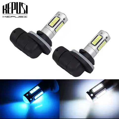 2PCS H27 881 H27W/2 High Power LED Car Bulbs Auto LED Fog Lamp DRL Daytime Running External Lights V