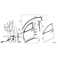 HONDA T7A HRV 2015 DOOR LOWER RUBBER SEAL/ PINTU GETAH BAWAH ORIGINAL