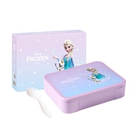 ecentiokids lunch box set anak bayi anti tumpah tempat makan Marvel Captain America/Elsa lucu free s