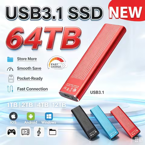 Type-C Plug & Play Portable Mechanical Hard Disk 2TB External HDD USB3.2 Stable Operation For Person
