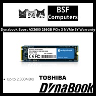 [YEAR END SALE] Dynabook (Formerly known as Toshiba) Boost AX3600 PCIe NVMe 5Y Warranty 256GB / 512G