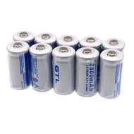 *1-10pcs Large Capacity 2800mah Rechargeable 3.7V Li-ion 16340 DL123A  LED Flashlight For 16340 cr12