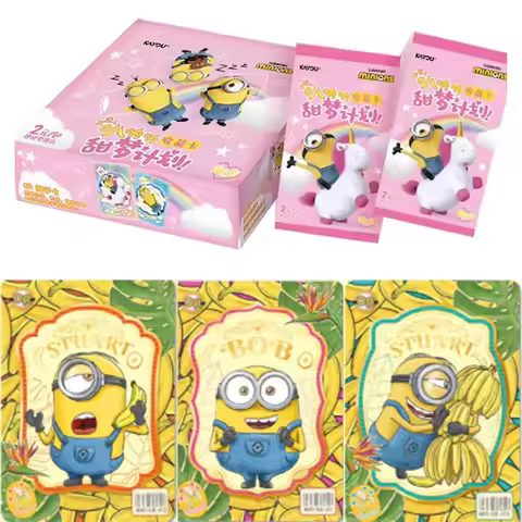 Genuine KAYOU Minions Cards Sweet Dream Plan Banana Cute Master Pack Series 2 Collectible Cards Anim