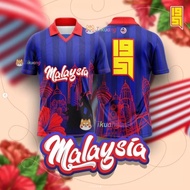 Malaysia 1957 Independence Day Jersey 2025 Lelaki Perempuan Retro Jersey Oversized Streetwear Malays