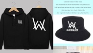 Combo 1 áo khoác mũ thu đông và nón bucket hiphop thời trang nam nữ alan walker