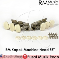 ⚡CLEARANCE OFFER⚡ RM Kapok Guitar Machine Head Tuner Peg 3R3L Akustik Gitar Kapok Pemusing Gitar Tel