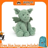 Jellycat Fuddlewuddle Dragon Lavender Plush Toy Velvety Ultra Soft Cuddly Baby Gift Limited Stock Of