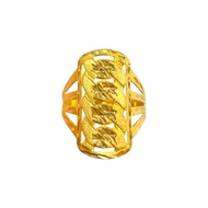 Gold 916 Textured Braid Ring (2.9g)