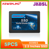 JKBSL AEWENLING 2.5 SSD*5PCS Hard drive disk 64GB 256GB 128GB 1TB 512G solid state drive disk for laptop desktop HDD Sata3 Wholesale SRJNY