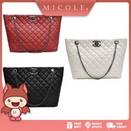 Ready Stock  MICOLE SB2412 Korean Shoulder Bag Handbag Women Sling Bag Tote Bag Beg +