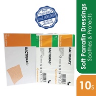 S&N Bactigras 7457 Medicated Paraffin Gauze Dressing (10cm x 10cm/10's)