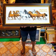 กรอบรูป ม้า ภาพม้า ม้ามงคล ม้าแปดเซียน ภาพเสริมฮวงจุ้ย มั่ง มี ศรี สุข ร่ำรวย ของขวัญ ของที่ระลึก จัดฮวงจุ้ย แต่งบ้านฮวงจุ้ย ฮวงจุ้ย