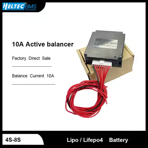 New Heltec 4S 6S 8S 10A Active Balancer/Battery Equalizer Li-ion/lifepo4/LTO Transformer Push-pull R