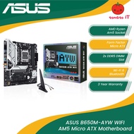 ASUS B650M-AYW WIFI AM5 Micro-ATX Motherboard with Ryzen Processor Combo