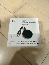 Google Chromecast Ultra 4K 串流播放器