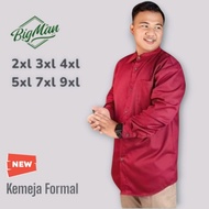 KEMEJA Plain Shirt Jumbo Size xxxl xxxxl Jumbo Office Shirt 9xl 7xl 5xl 4xl 3xl 2xl Xl