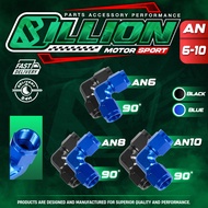 Billion AN Female 90 Degree Threaded Head Connector 2-Way Type (AN6/AN8/AN10)