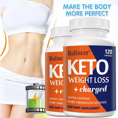 Keto Capsules, Appetite Suppressant, Support Daily Metabolism, Body Management, Detox, Energy & Immu