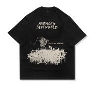 T-Shirt Merchandise A7X Avenged Sevenfold Life Is But a Dream Abum - Oversize Band Vest Tank Top Tan