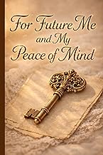 Large Print Password Book for Seniors | Discreet 6x9 Internet Logbook | Vintage Key Design | Organiz