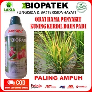 Biopatek Obat Semprot Hama Kuning Kerdil Daun Padi Terampuh - Terbaru Obat Hama Kuning Kerdil Daun Padi Paling Ampuh - Obat Hama Penyakit Padi Murah - Biopatek Fungisida Bakterisida Hayati Mengatasi Segala Penyakit Tanaman Padi Kuning Blas Kresek Daun