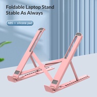 2 in 1 Anti Slip Foldable Desktop Support Holder Adjustable Riser Portable Tablet Desk Stand Bracket for Laptop Mobile Phone