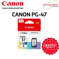 Canon PG-47 Black / CL-57 Colour / CL-57S Colour Ink Cartridge for PIXMA Printer E-Series