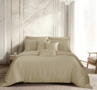 [ราคาโปร] Akemi ผ้าปูที่นอน 5 ฟุต 3 ชิ้น TENCEL  รุ่น Earnest Dobby 1200 เส้นด้าย