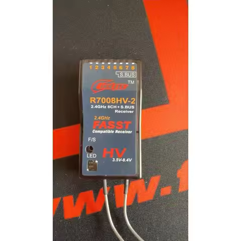 1pcs new CoolTEC R7008HV-2 2.4GHz 8CH SBUS Receiver - FASST Compatible for RC Models (3.5V-8.4V HV)