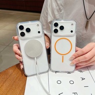 Foreign Trade Apple 17air Phone Case 14 Magnetic 16 Foreign Trade 12 Ice Transparent Dynamic 15plus1