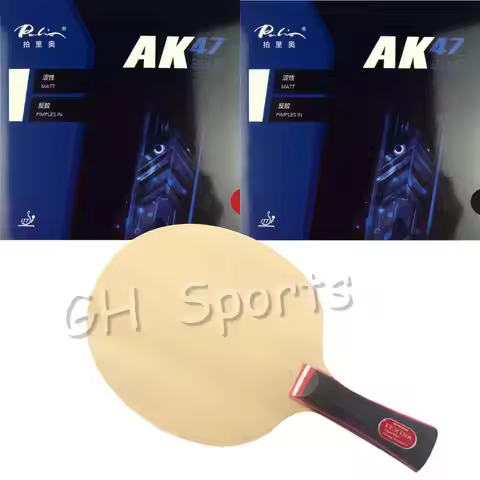 Sanwei FEXTRA 7 (Nordic VII) with Palio AK47 Blue Professional Table Tennis Blade With rubbers quali