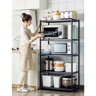 【Ready Stock】 Stainless Steel Kitchen Shelf Kitchen Rack Metal Shelf Oven Rack Oven Shelf Microwave Rack Microwave Shelf